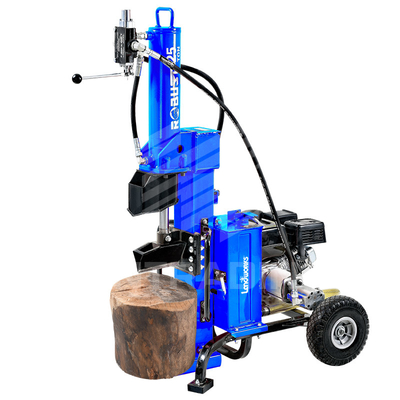 7HP 209CC 엔진과 수평선상 / 수직 가스 동력이 공급된 로그 분배기 기계 25 톤